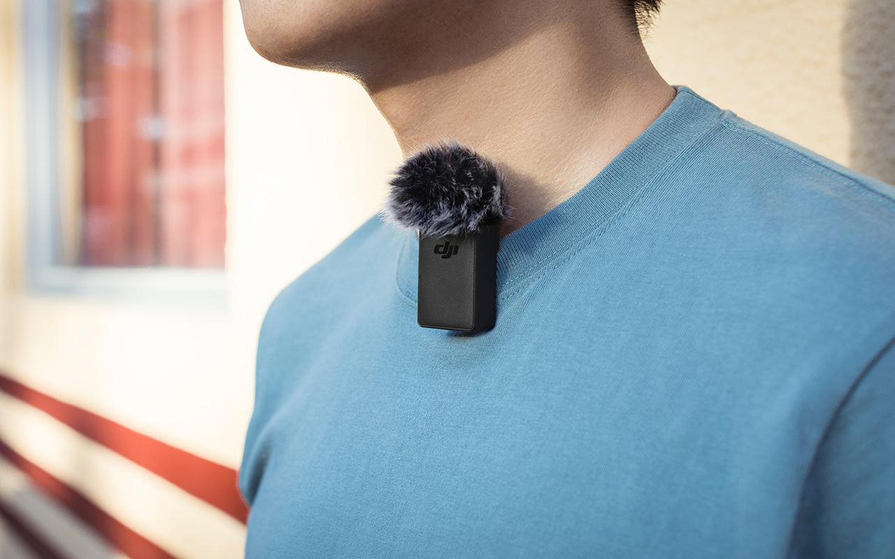 DJI Pocket 2, Funkmikrofon-Sender, Schwarz