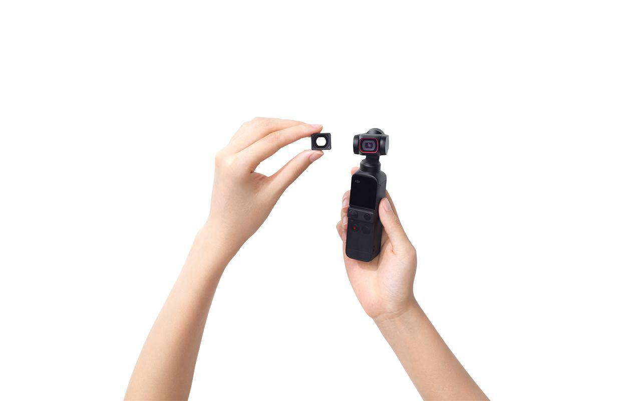 DJI Pocket 2, Objektiv, Schwarz