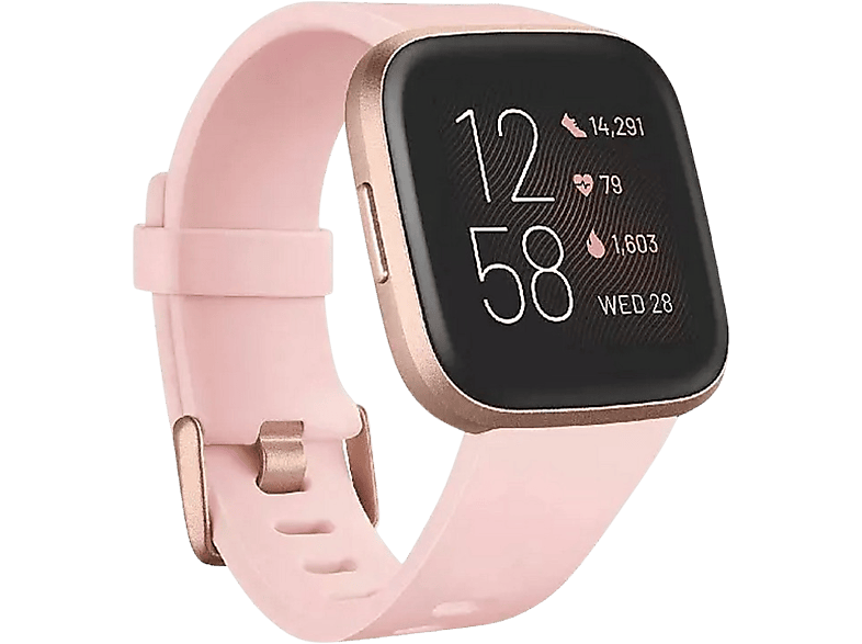 Smartwatch | Fitbit Versa 2, Oro rosa, GPS, Sumergible, modos de Análisis del