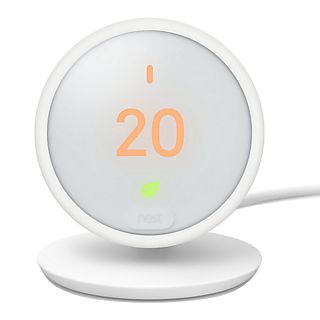 Termostato - Google Nest Termostat E HF001235-IT, LCD, Wi-Fi, App Nest, Blanco, Domótica