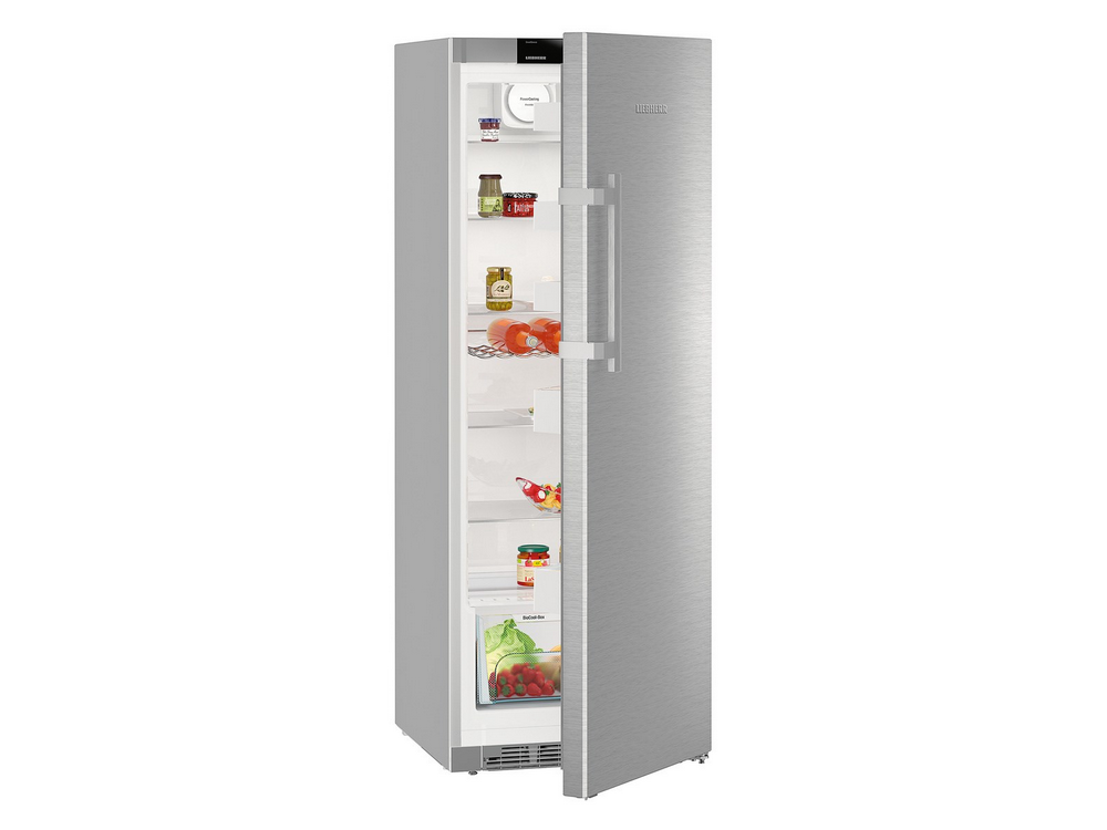 Frigorífico una puerta - Liebherr Kef 3730 Comfort, 346 l, Cíclico, SmartSteel, BioCool, 165 cm, Inox