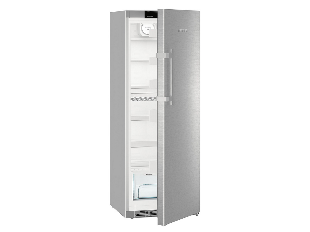 Frigorífico una puerta - Liebherr Kef 3730 Comfort, 346 l, Cíclico, SmartSteel, BioCool, 165 cm, Inox