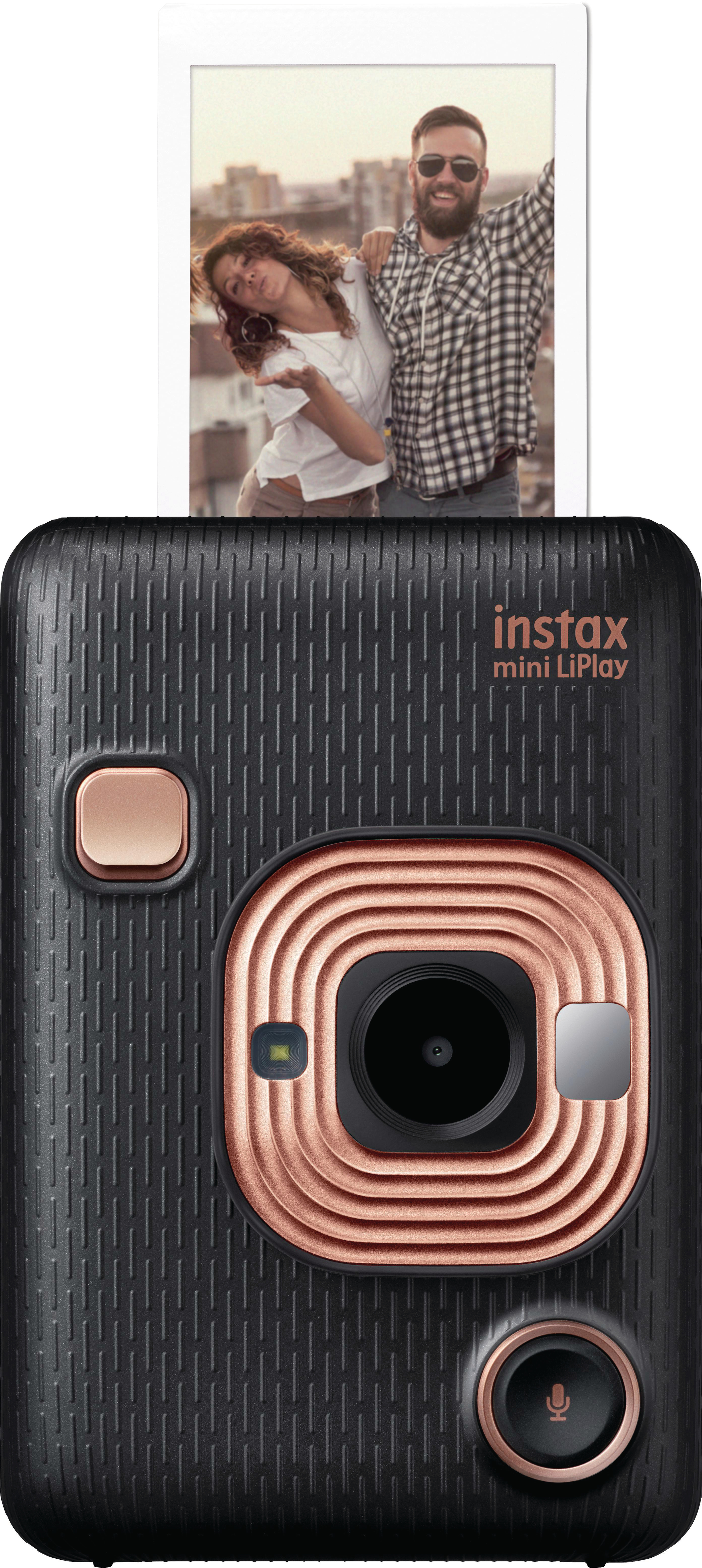 FUJIFILM instax mini LiPlay Sofortbildkamera, Elegant Black
