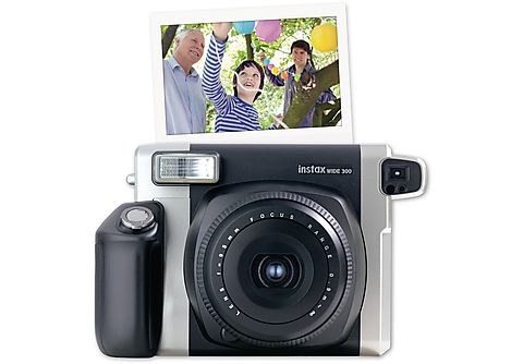 FUJIFILM instax WIDE 300 Sofortbildkamera, Schwarz/Silber Sofortbildkameras  | MediaMarkt