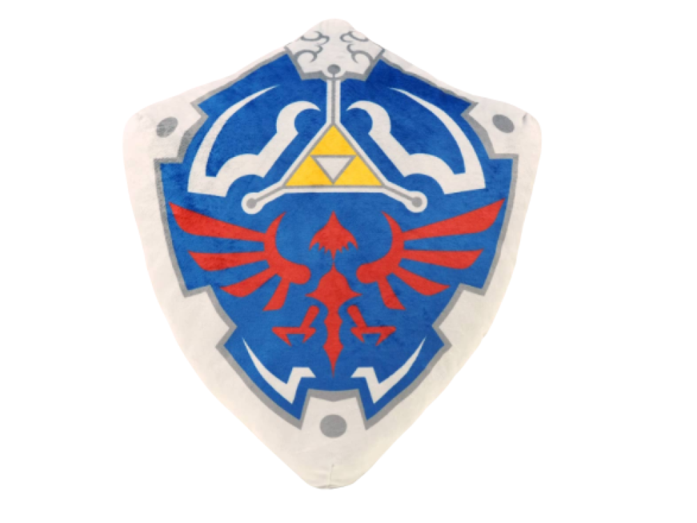 Peluche - Sherwood TPSTOZSHI01, The Legend of Zelda: Escudo Hylian, 40 cm, Poliéster, Azul