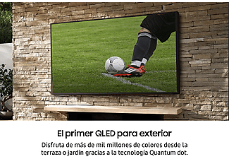 TV QLED 65" - Samsung The Terrace QE65LST7TCUXXC, UHD 4K, DVB-T2, Smart TV, HDR10+, Tizen, IP56, Negro