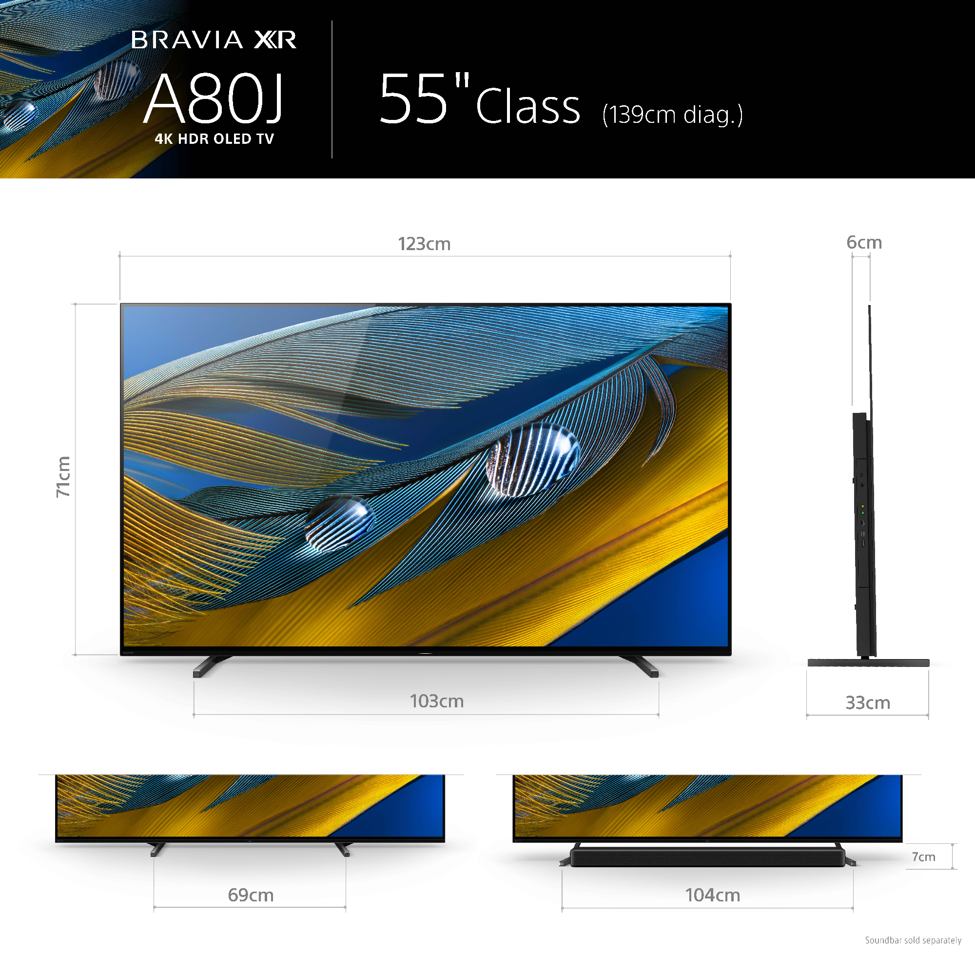SONY Bravia XR-55A80J (2021)