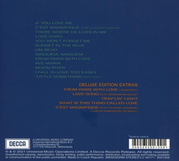 Albumcover mit Songtiteln und Text, Decca-Logo und Universal Music Company.