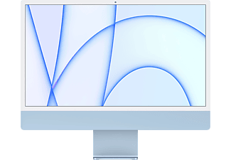 APPLE iMac (2021) M1 - Ordinateur tout-en-un (24 ", 256 GB SSD, Blue)