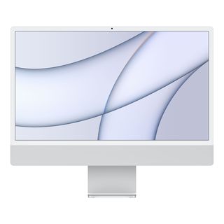 APPLE iMac (2021) M1 - All-in-One PC (24 ", 256 GB SSD, Silver)