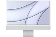 APPLE iMac (2021) M1 - All-in-One PC (24 ", 512 GB SSD, Silver)