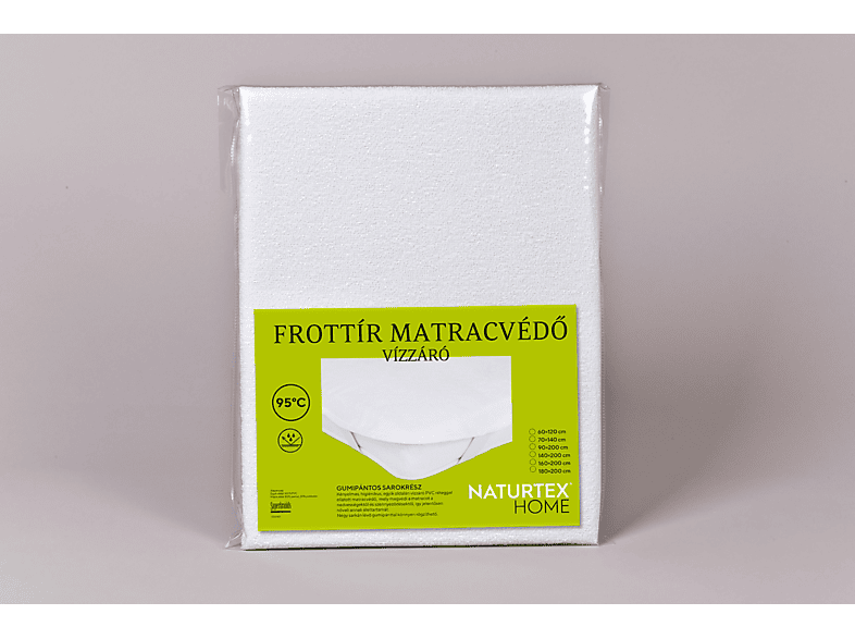 NATURTEX Frottír PVC matracvédő, 70x140cm