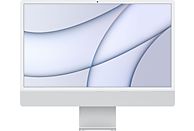 APPLE iMac (2021) M1 - All-in-One PC (24 ", 256 GB SSD, Silver)