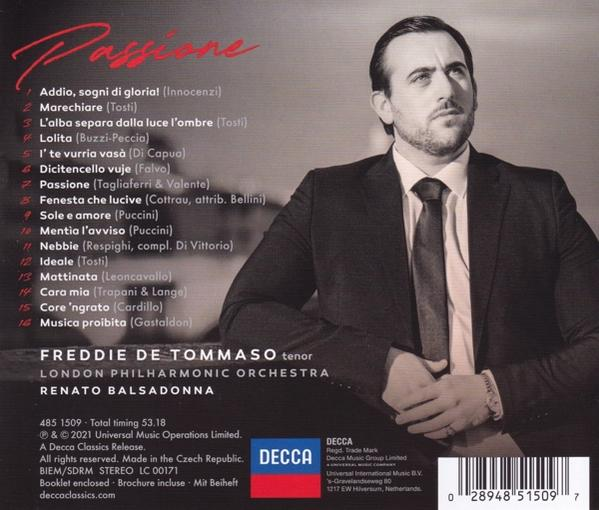 De Tommaso,Freddie/Balsadonna,Renato/LPO - Passione  - (CD)