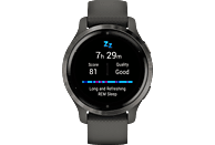 GARMIN Venu 2S Smartwatch Polymer Silikon, 110-175 mm, Grau