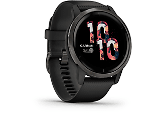 GARMIN Garmin Venu 2 Smartwatch Polymer Silikon, 135-200 Schwarz Smartwatch kaufen. Armband: 135-200 mm, Farbe Schwarz | SATURN