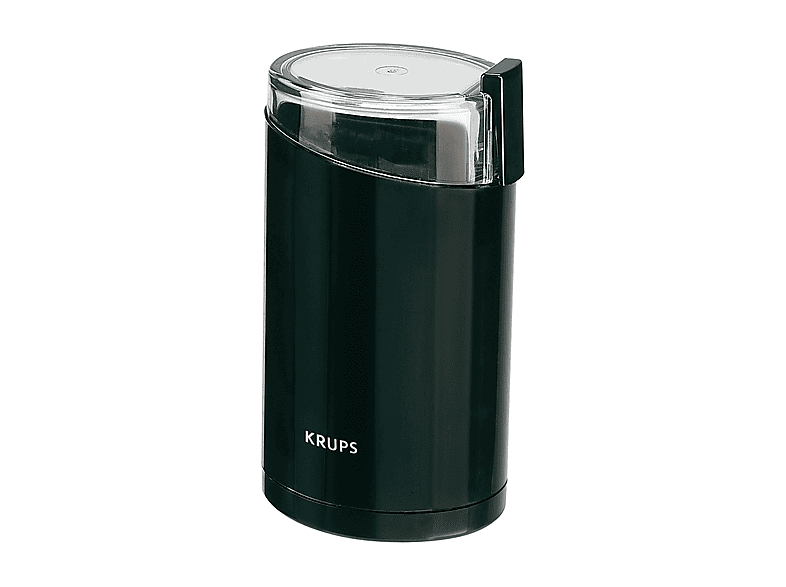 Krups F203 Kaffeemühle (Hochglanz-Schwarz, 200 Watt, Edelstahlschlagmesser) — Foto 4 von 5