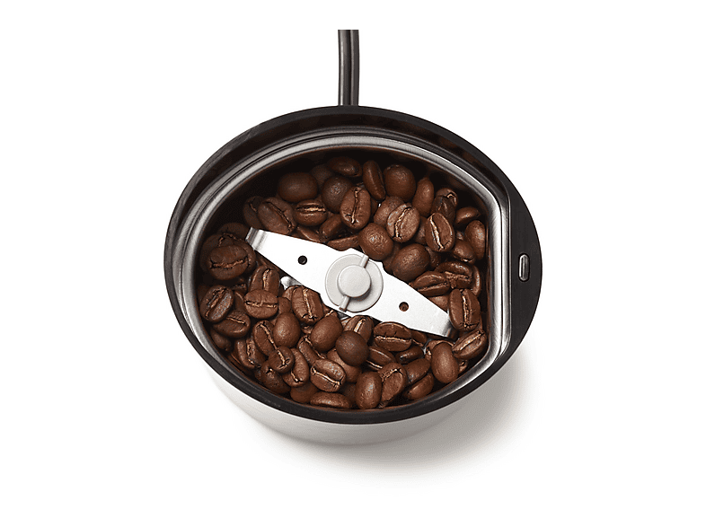 Krups F203 Kaffeemühle (Hochglanz-Schwarz, 200 Watt, Edelstahlschlagmesser) — Foto 2 von 5