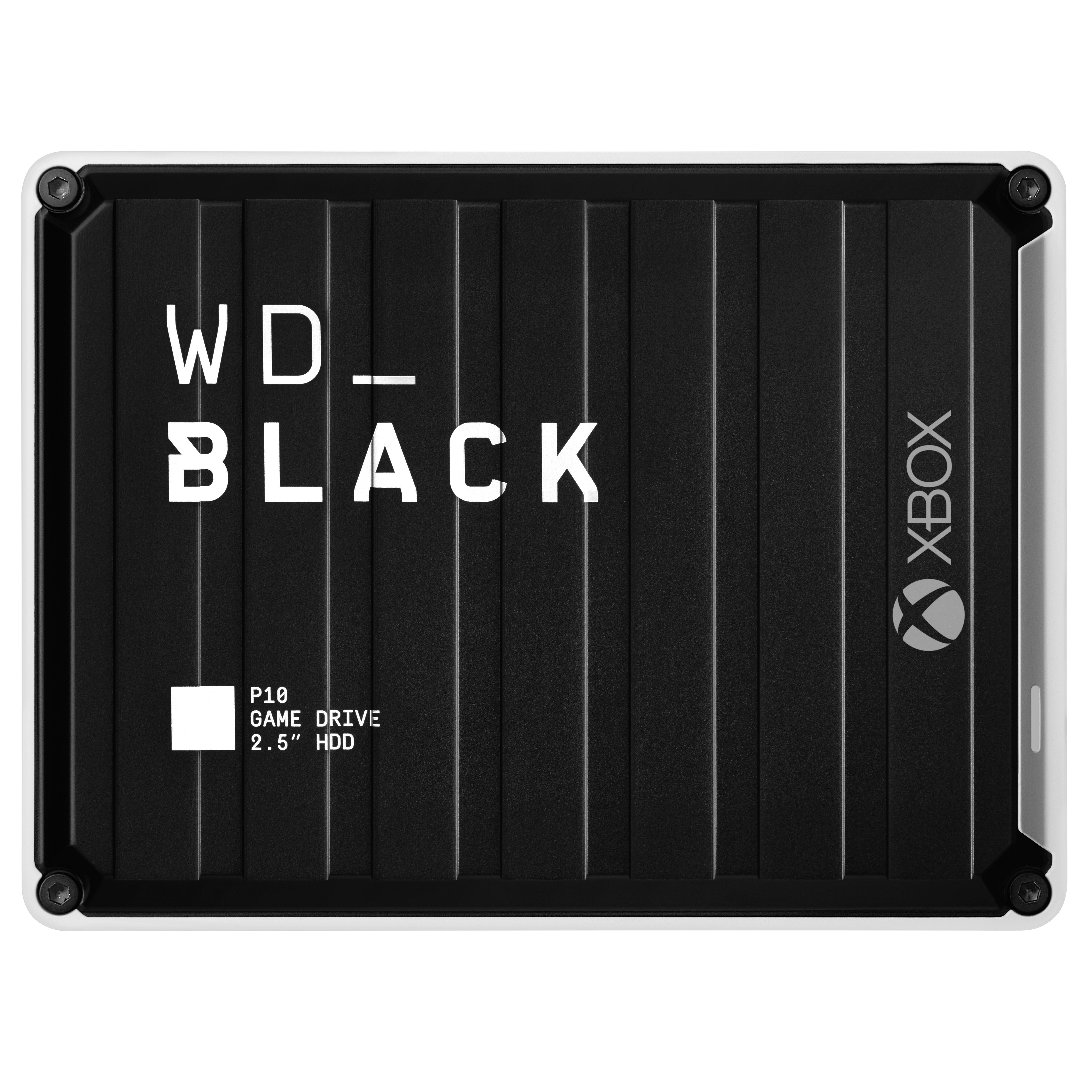 WD_BLACK™ P10 Game Drive for Gaming Festplatte, 4 Schwarz/Weiß TB, Xbox™