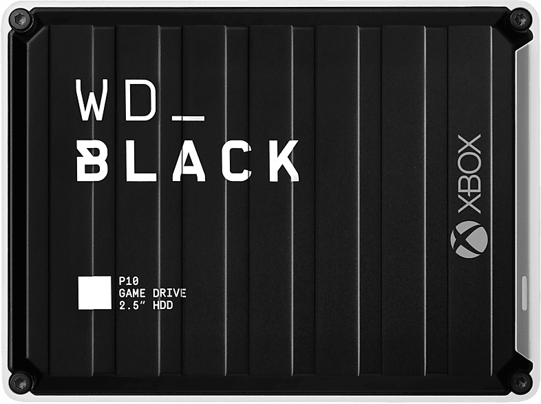 WD_BLACK™ P10 Game Drive for Xbox™ 4 TB, Gaming Festplatte, Schwarz/Weiß