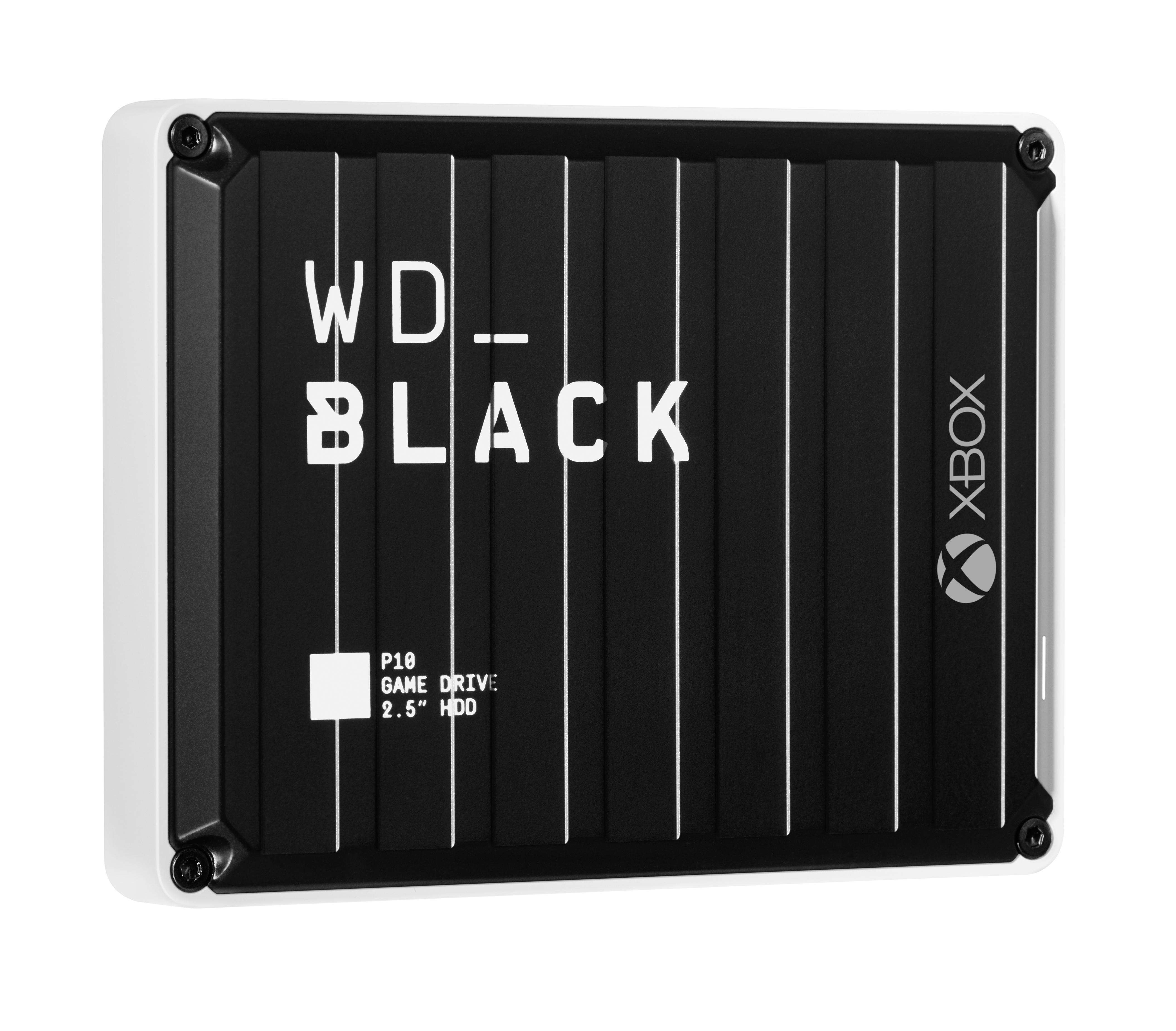 WD_BLACK™ P10 Game Schwarz/Weiß Gaming Drive TB, Festplatte, Xbox™ 4 for