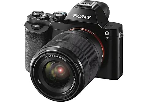 Cámara EVIL - Sony Alpha ILCE 7KB, Sensor de 24.3 MP, Full Frame, Negro + Objetivo SEL 28-70 mm