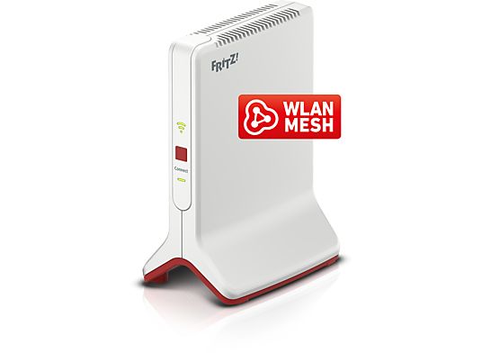 AVM FRITZ!Repeater 3000 INT - Ripetitore Mesh WiFi (Bianco/Rosso)
