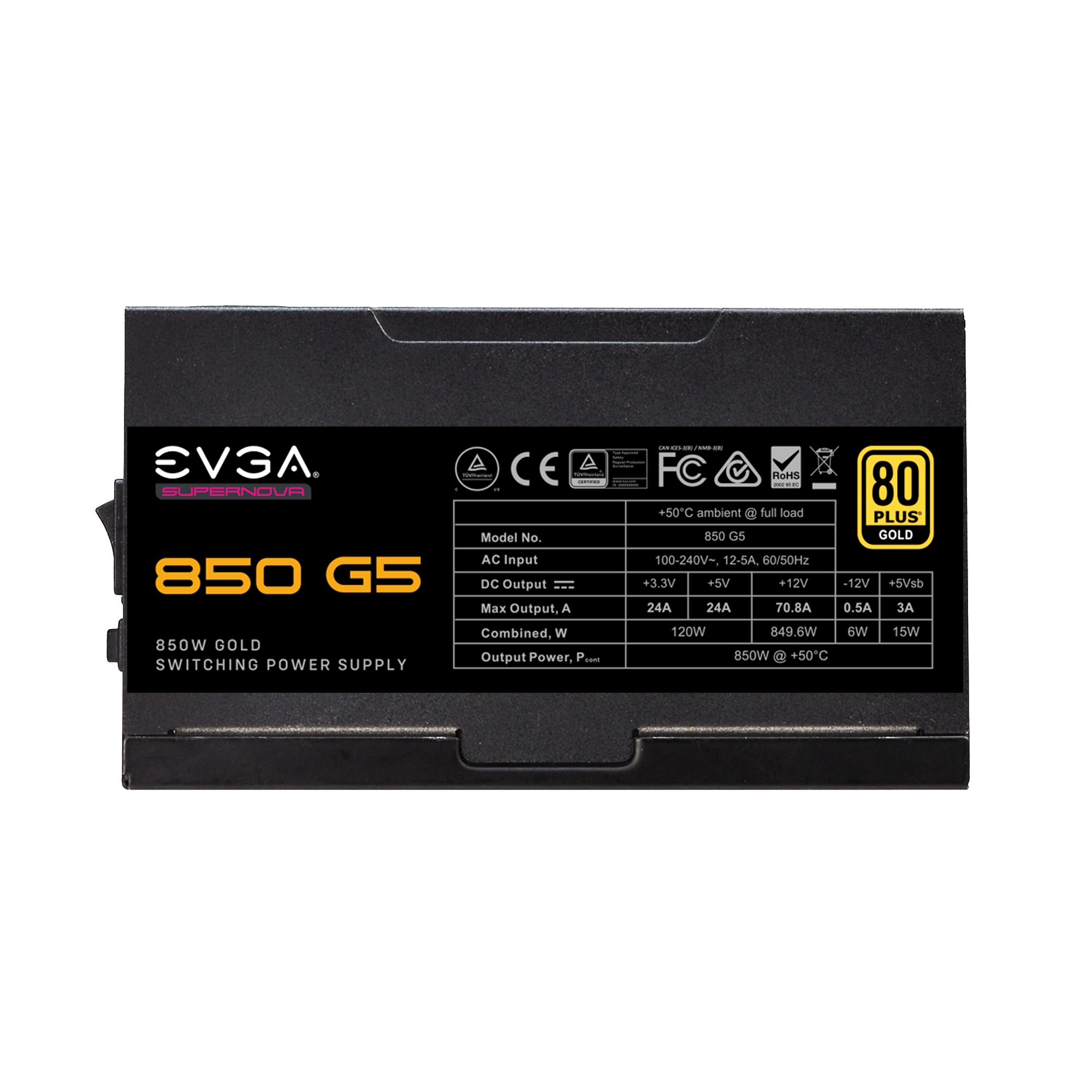 EVGA SuperNOVA 850 G5 (220-G5-0850-X2) PC-Netzteil 850 Watt
