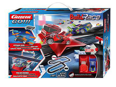 CARRERA (TOYS) Build 'n Race - Racing Set 6.2 Rennbahn, Mehrfarbig