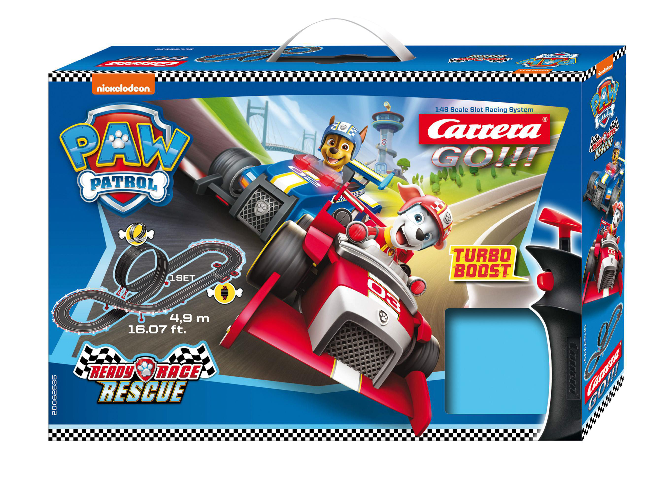 CARRERA (TOYS) PAW Patrol - Ready Race Rescue Rennbahn, Mehrfarbig