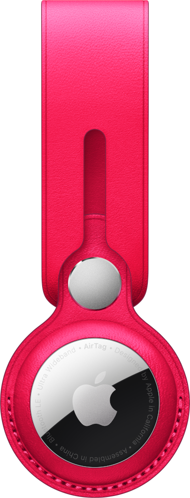 APPLE Lanière en cuir AirTag (Product) Red (MK0V3ZM/A)
