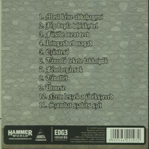 CD tok magyar nyelvű szöveggel és Hammer World logóval.