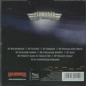 CD-borító szöveggel. A háttér sötétkék.