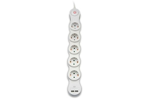 Philips Regleta - Regletas con 3/5 Enchufes y 2 Puertos USB, Interruptor  Encendido/Apagado, Cable de Alimentación Trenzado 1,5 Metros (Alta  Resistencia) - Color Blanco - AliExpress