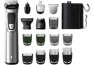 Afeitadora - Philips Serie 7000 MG7736/15, Recortadora 16 en 1, afeitadora para barba, cuerpo y pelo, Tecnología DualCut