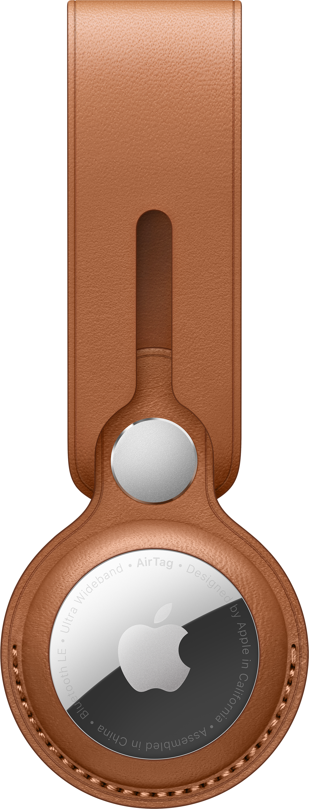 Apple Airtag Hanger Bruin