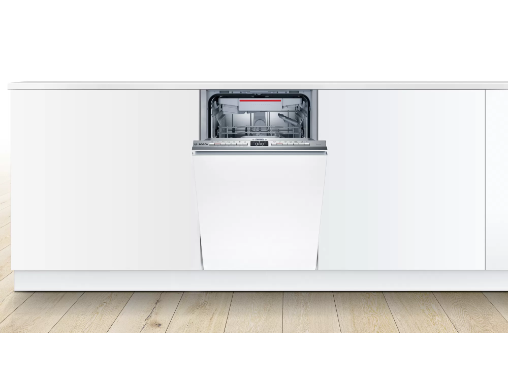 Lavavajillas integrable - Bosch SPV4HMX54E, 10 servicios, 5 programas, Home Connect, 45 cm, Inox