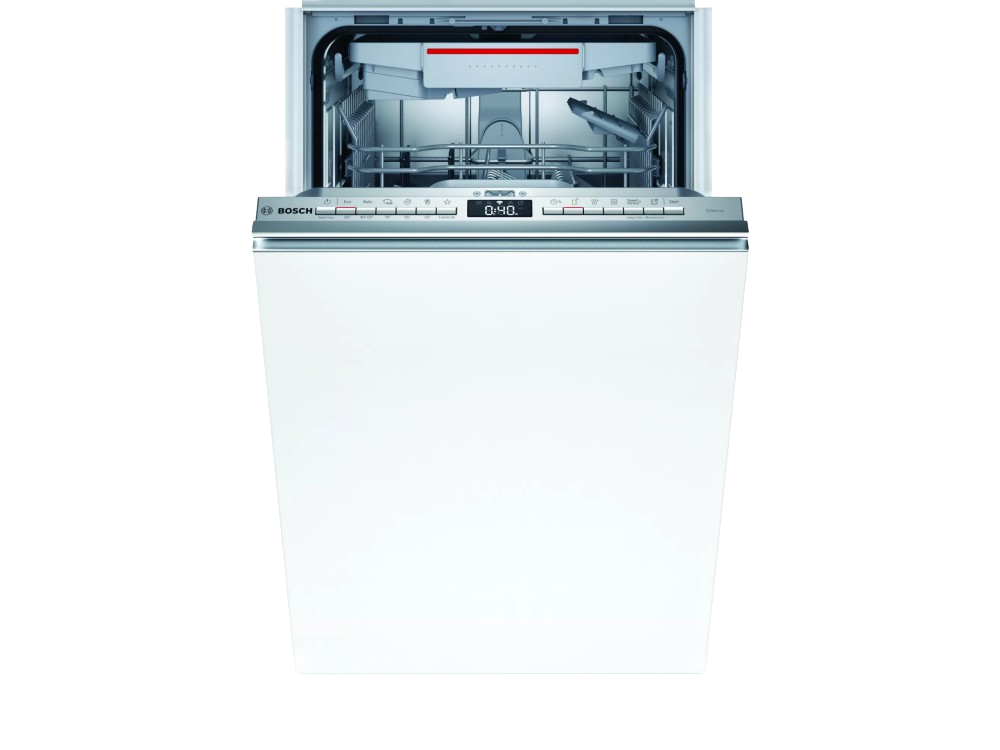 Lavavajillas - Bosch SPV4HMX54E, Integrable, 10 servicios, 5 programas, Home Connect, 45 cm, Blanco