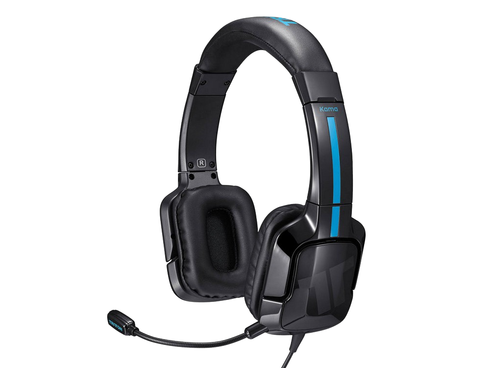 Auriculares gaming - Tritton Kama+, Con Diadema, Con cable, Control de volumen, Micrófono, Jack 3.5 mm, Negro