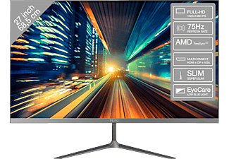 PEAQ PMO S271-IFC 27 Zoll Full-HD Monitor (5 ms Reaktionszeit, 75 Hz)
