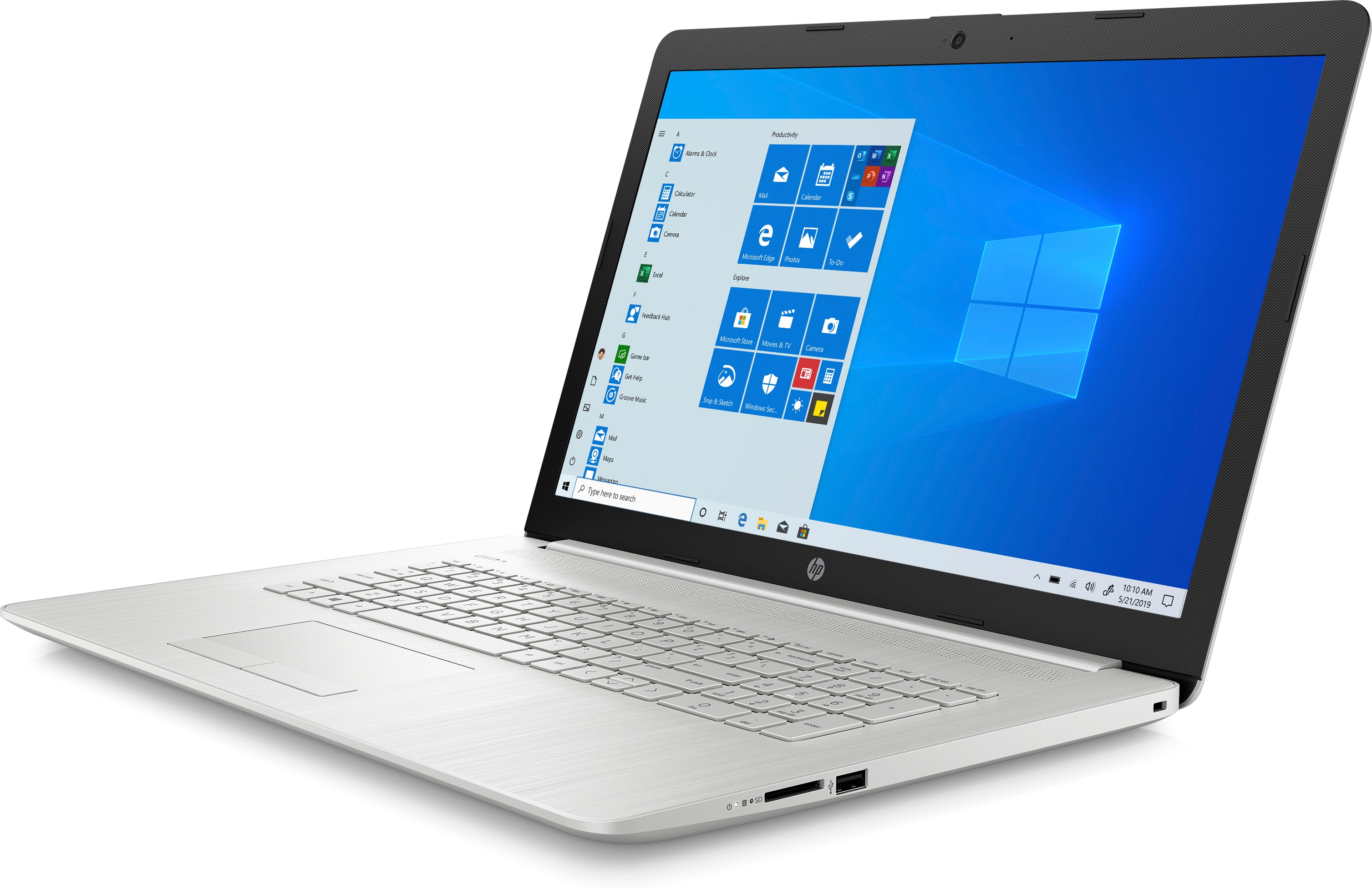 HP 17-ca3301ng - 17,3 Zoll - AMD Ryzen™ 5 4500U - 16 GB - 512 GB - AMD Radeon™ Onboard Graphics - Windows 10 Home (64 Bit)