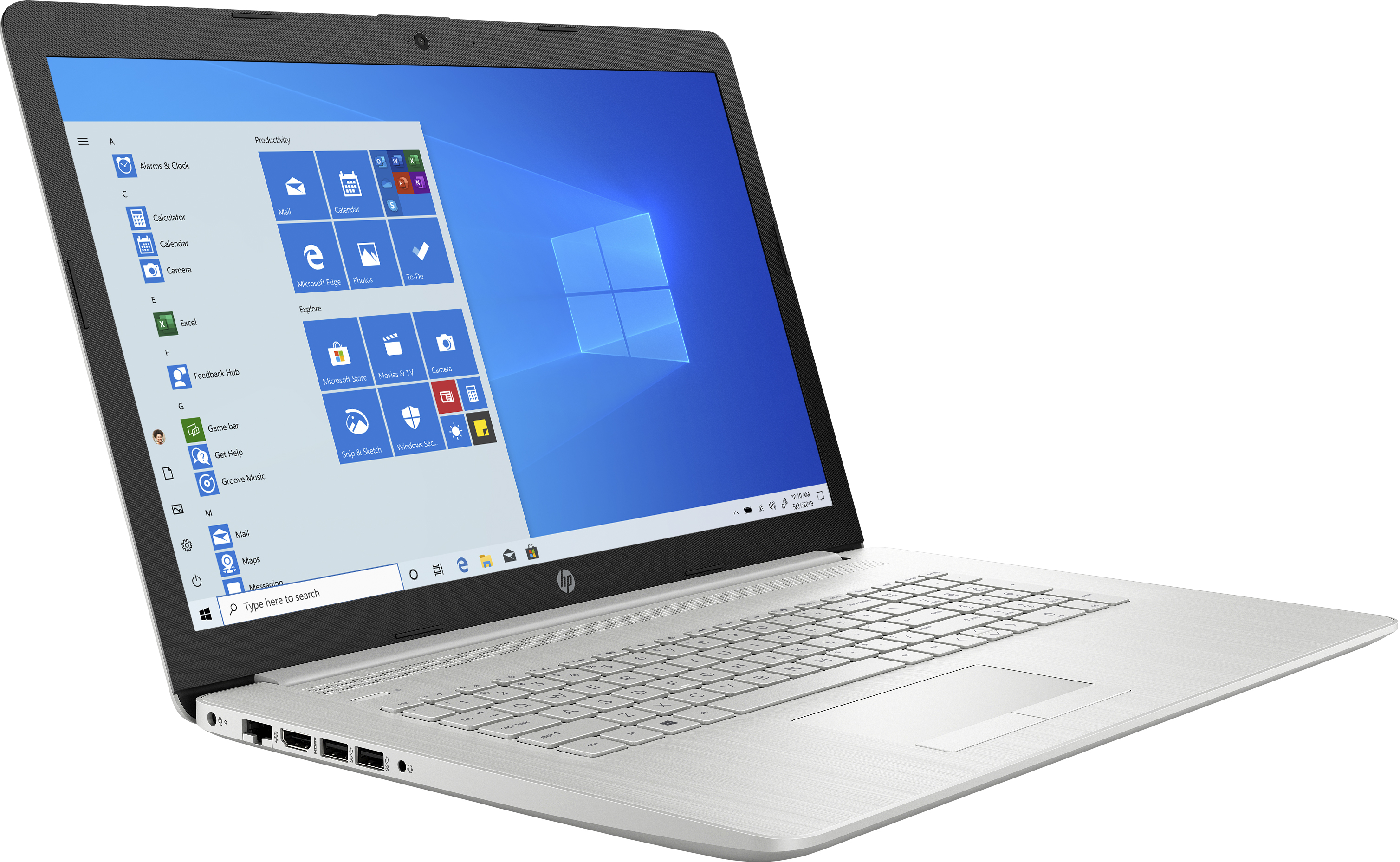 HP 17-ca3301ng - 17,3 Zoll - AMD Ryzen™ 5 4500U - 16 GB - 512 GB - AMD Radeon™ Onboard Graphics - Windows 10 Home (64 Bit)