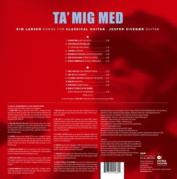 Ta - Sivebaek med: Songs mig (Vinyl) for - Jesper guitar classical