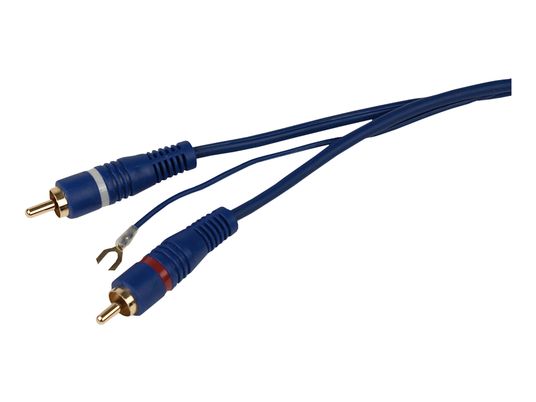 CALIBER CL195-B - Câble RCA (Bleu)