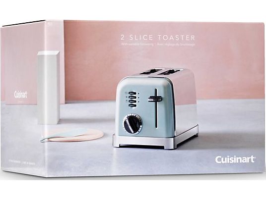 CUISINART CPT160GE - Toaster (Gebürsteter Edelstahl/Grün)