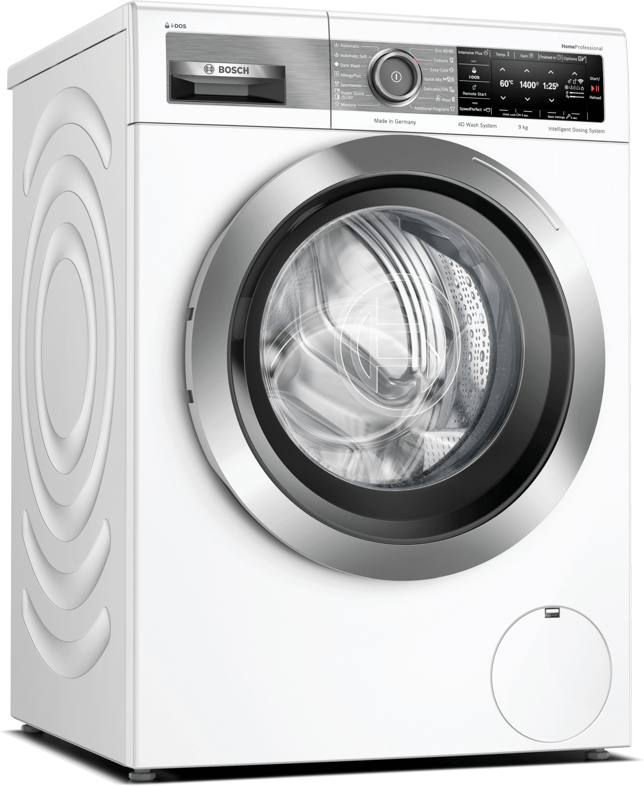 BOSCH WAV28EH0BY Elöltöltős mosógép, Home Professional