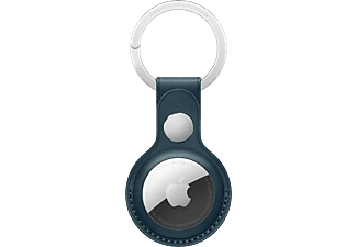 APPLE AIRTAG LEATHER KEY RING BALTIC BLUE