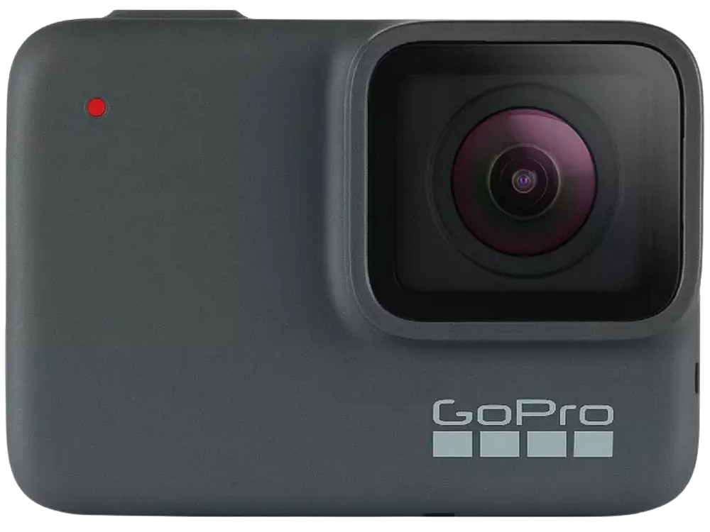Cámara deportiva - GoPro HERO7 Silver, Vídeo 4k30, 10MP, Wi-Fi, GPS, Bluetooth, Gris oscuro