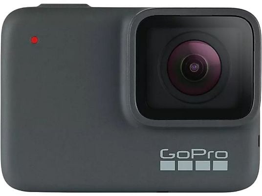 Cámara deportiva - GoPro HERO7 Silver, Vídeo 4k30, 10MP, Wi-Fi, GPS, Bluetooth, Gris oscuro