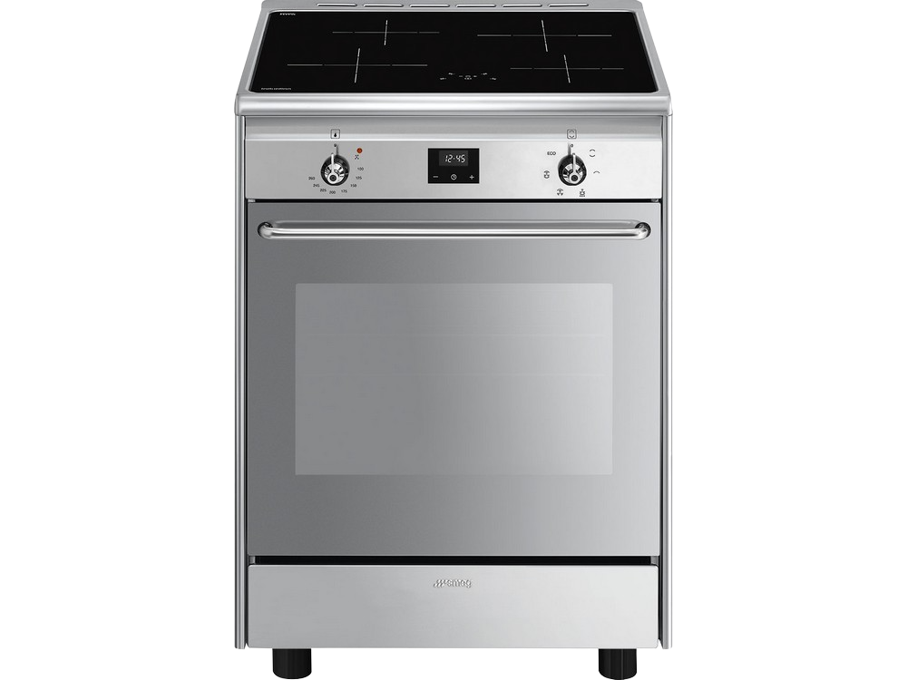 Smeg Cx60isvt9 Cocina de 4 fuegos zonas 60 cm horno encimera 79l 60cm 1 acero 60x60cm 9800 w vapor